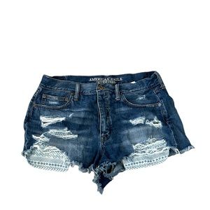 Size 12 American Eagle hi-rise festival cutoff shorts